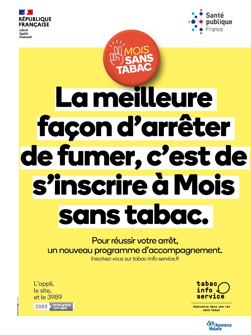 Affiche mois sans tabac