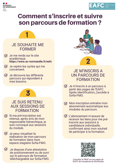 Comment s'inscrire et suivre son parcours de formation ?