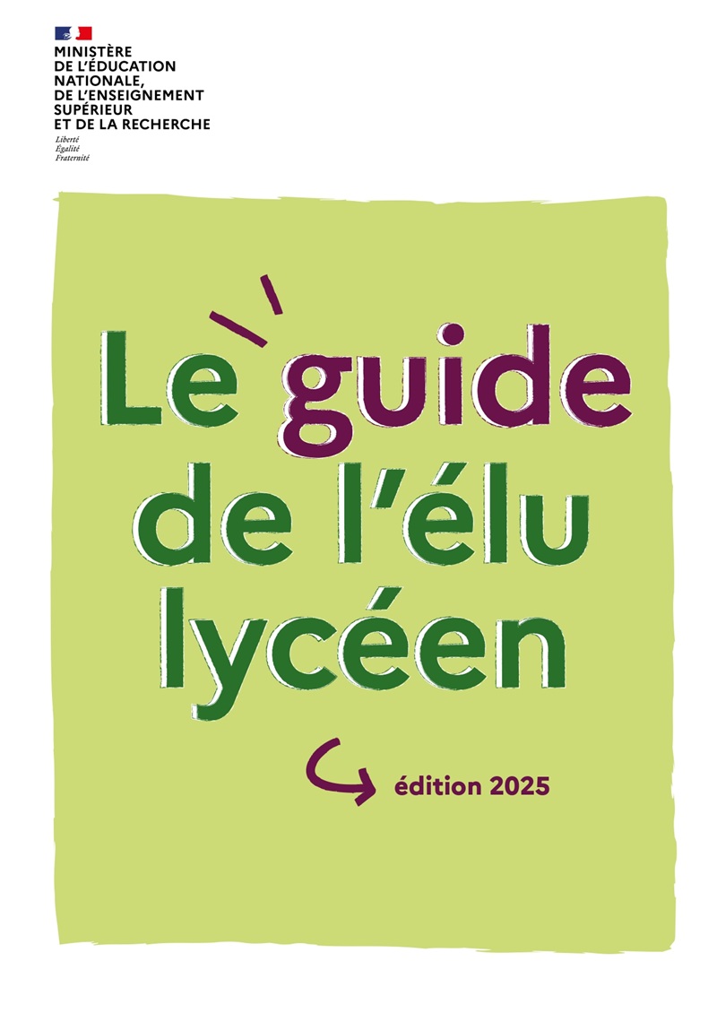 Guide de l'élu lycéen - couverture
