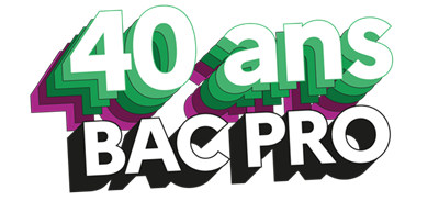 Logo - 40 ans Bac Pro