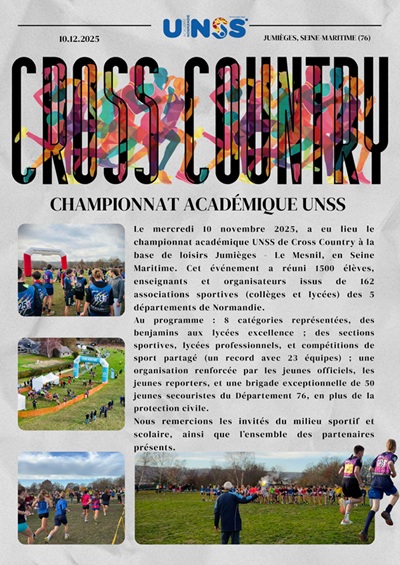 UNSS - Cross country 10.12.2025