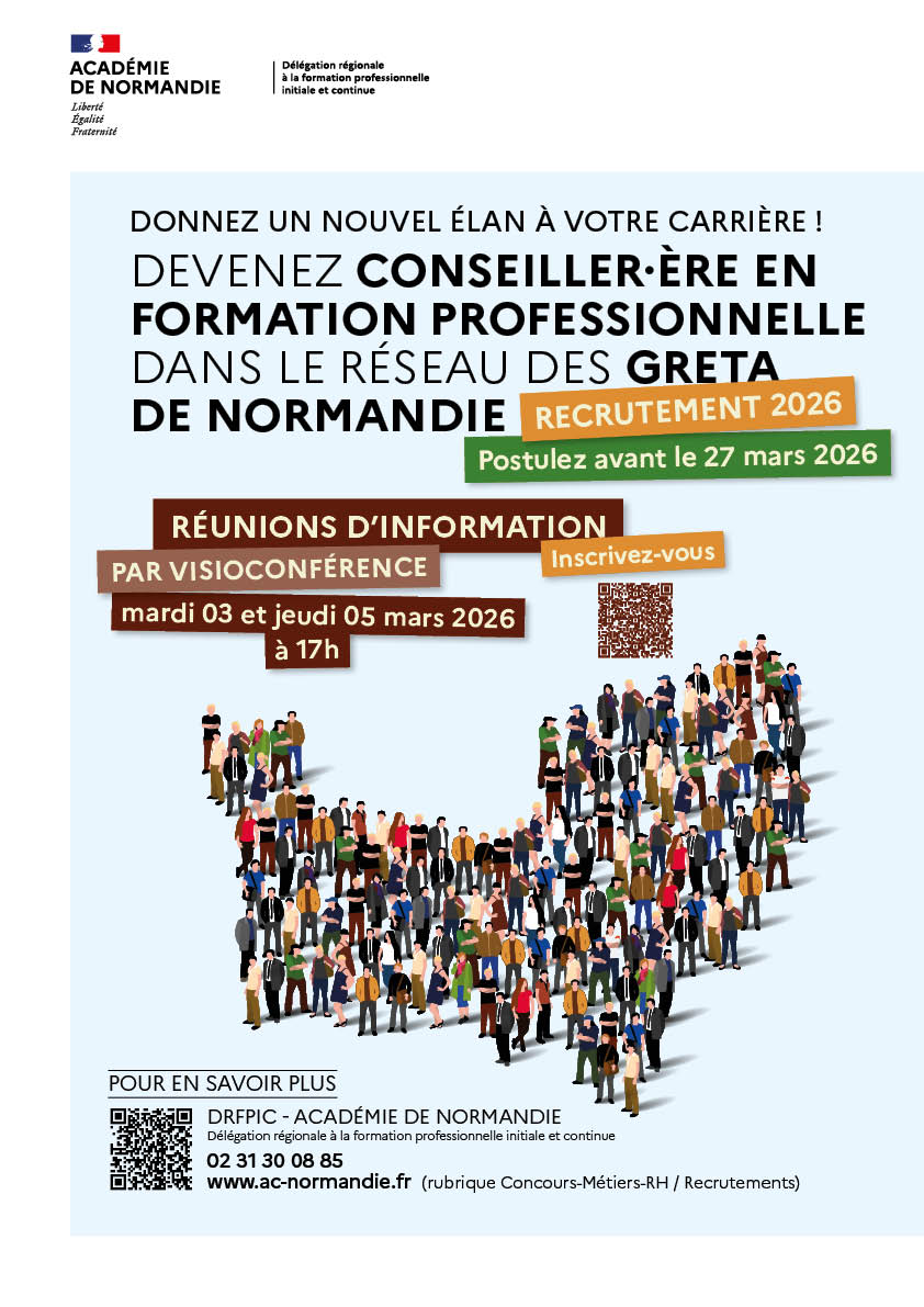 Affiche - Campagne de recrutement CFP 2026