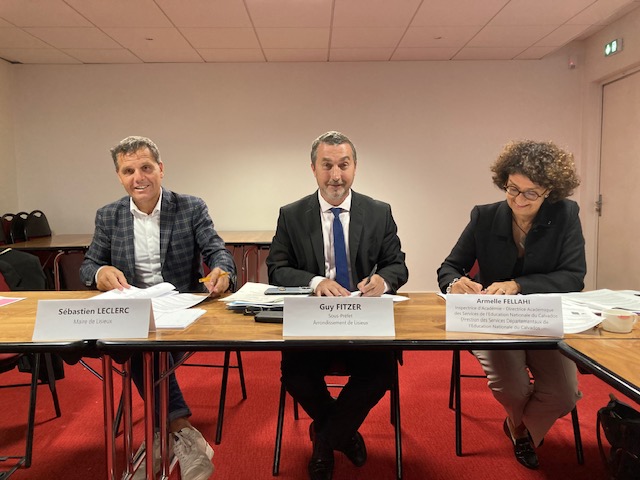 Signature de la convention cadre