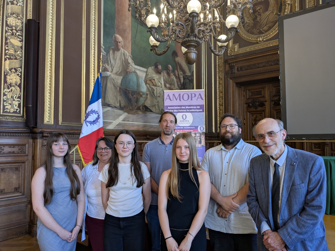 Photo de groupe - les prix et concours nationaux de l'AMOPA 2026