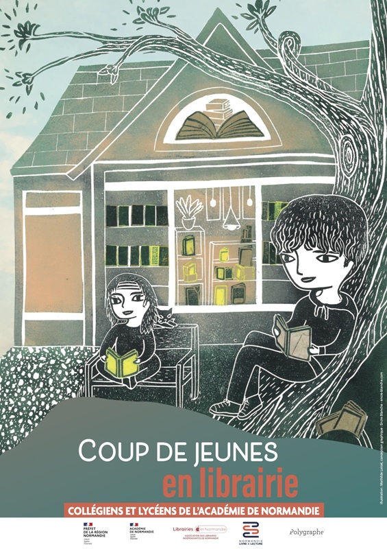 Affiche coup de jeunes en librairie 25-26