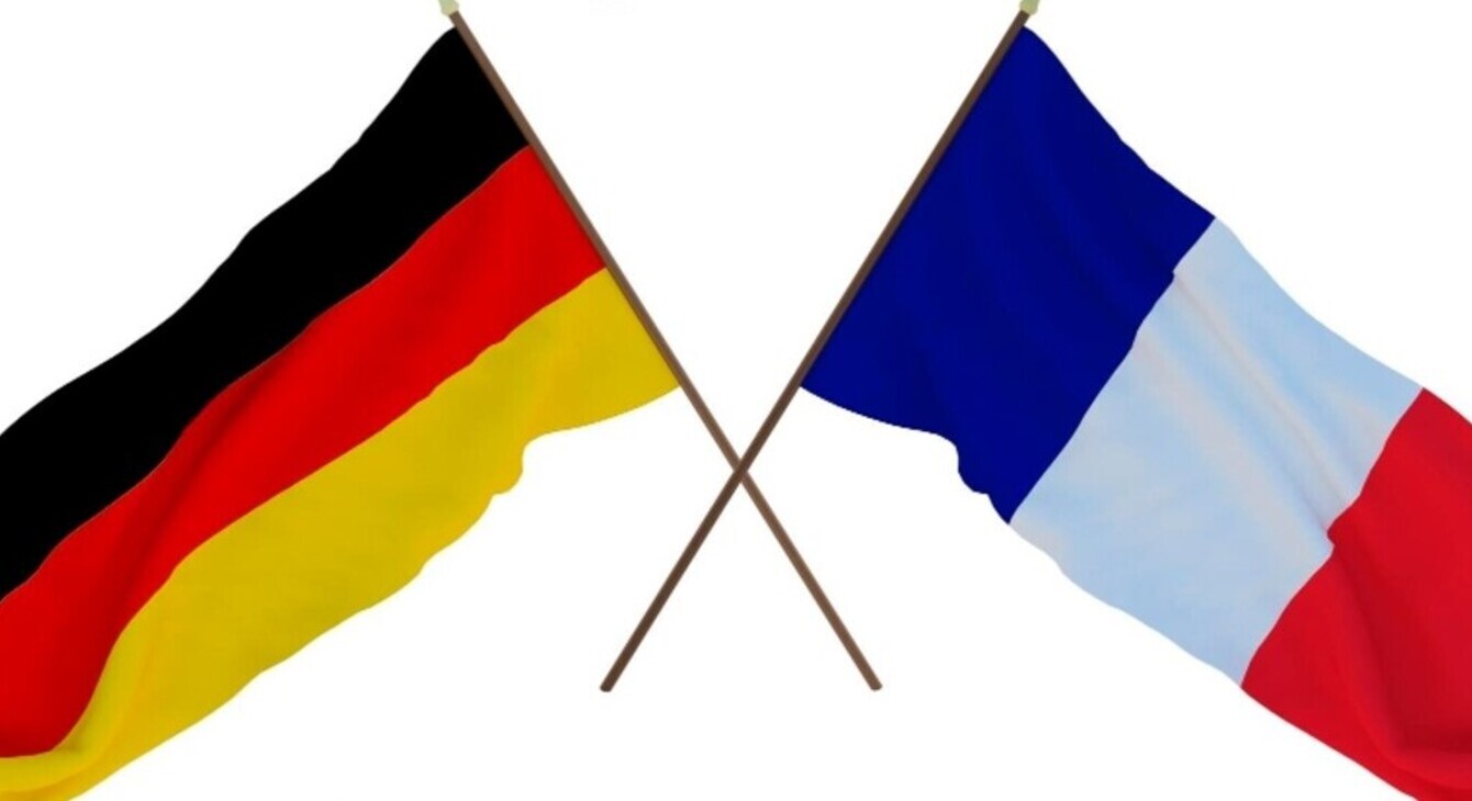 Drapeaux français et allemand