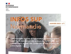 Page de couverture d'infos sup Normandie n°1 - janvier 2023