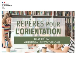 Repères pour l'orientation - Bilan pré-bac - orientation - affectation 2022