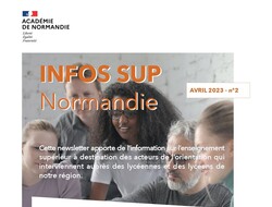 Page de couverture d'infos sup Normandie n°2 - avril 2023