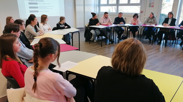 Photo 2 - Stages de seconde : rencontre avec les lycéens de Lillebonne