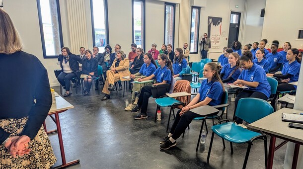 Visite rectrice au collège Jean Jaurès à Evreux