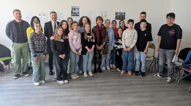 Visite college Moliere l'Aigle 