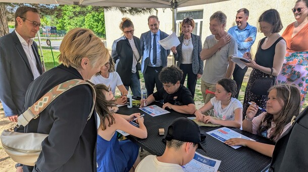 Visite de l'école des Acacias de Louviers le 2.05.2025