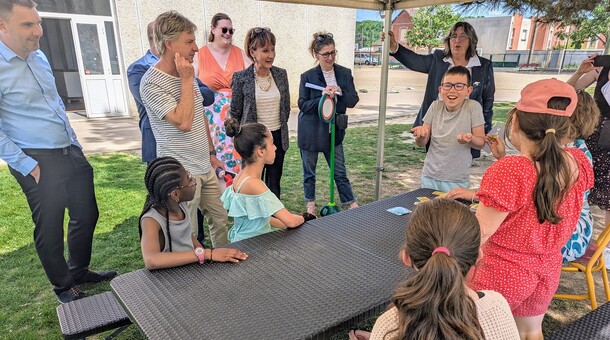 Visite de l'école des Acacias de Louviers le 2.05.2025