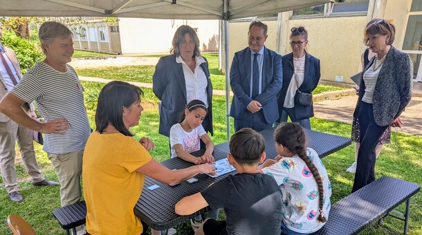Visite de l'école des Acacias de Louviers le 2.05.2025