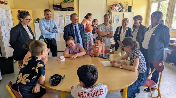 Visite de l'école des Acacias de Louviers le 2.05.2025