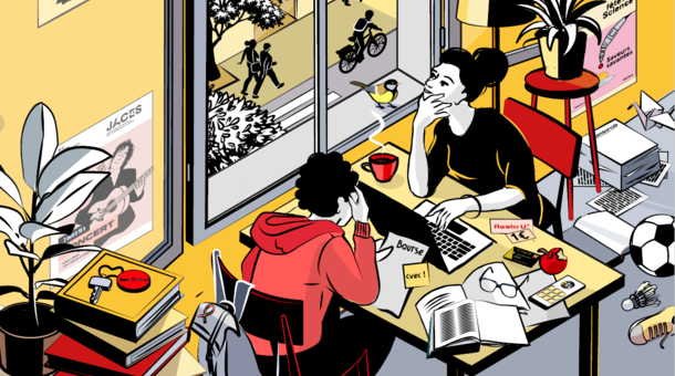 Couverture du guide - "En route vers la vie étudiante!"