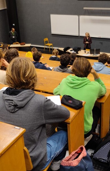 concours enseignant - visite rectrice Caen