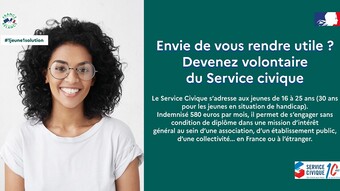 Affiche service civique