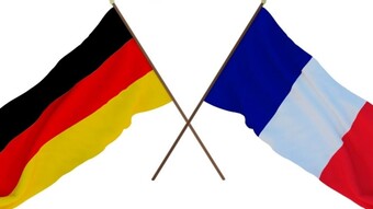 Drapeaux français et allemand
