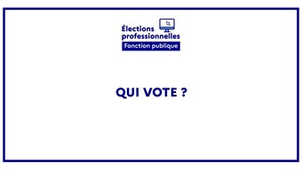 Élections professionnelles 2026 - qui vote ?