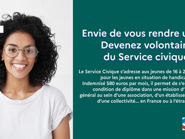 Affiche service civique