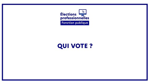  Élections professionnelles 2026 - qui vote ?